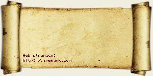 Jelisavka Džurnov vizit kartica